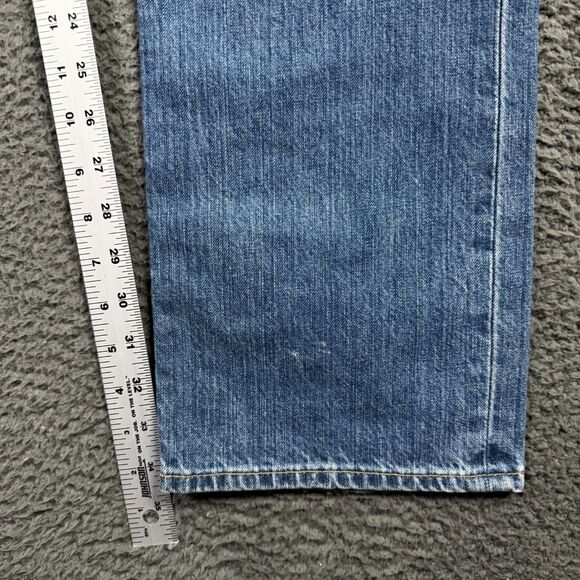 Polo Ralph Lauren Jeans Mens 36x34 Blue Hampton Straight Medium Wash Selvedge - Picture 13 of 16